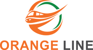 Orange Line Tgrain Logo PNG HD